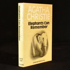 1972 Elephants Can Remember Agatha Christie Dust Wrapper First Edition First ...
