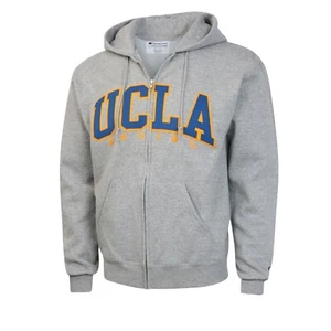 Felpa con cappuccio e zip intera ricamata UCLA Bruins Champion - Foto 1 di 2