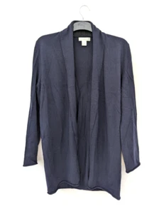 Kenar Cardigan Womens Large 100% Merino Wool Longline Waterfall Jumper Knit L - Picture 1 of 7