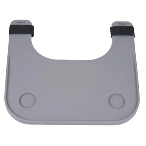 Gray Wheelchair Tray Table with Cup Holder - Lap Desk Trays for Transport Chair - Picture 1 of 9
