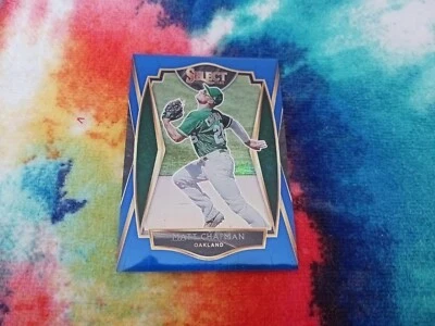 2021 Panini Select Premier Blue Prizm /149 Matt Chapman #194 A's Free Shipping - Image 1 of 4