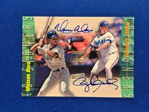 1999 Topps Stadium Club Co-Signers #CS25 Roger Clemens Moises Alou Dual Auto - Picture 1 of 7