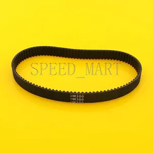 300-3M HTD Timing Belt 100 Teeth Cogged Rubber Geared Closed Loop 15mm Wide - Foto 1 di 3
