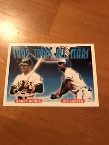 Barry Bonds Pittsburgh Pirate Topps #407 1993 all star