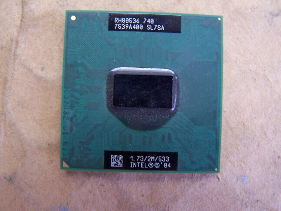 Intel Pentium M Centrino 1.73GHz 2MB 533MHz CPU Processor SL7SA  - Image 1 of 1