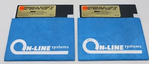 SCREEN WRITER II 5.25" Floppy Disks DOS 3.3 1982 Computer Program Discs - Picture 1 of 4