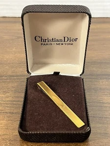 Vintage Christian Dior Mens Tie Clip - Picture 1 of 6