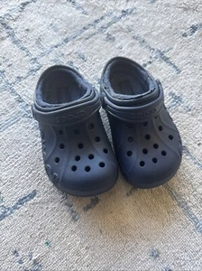 Crocs Kids Crocband Classic Slip-On Clogs Blue Size C9 - Picture 1 of 3