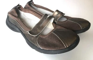 Simply Comfort Women's Flat Shoe Brown Casual Upper Leather Size 8M Cushioned  - Picture 1 of 12