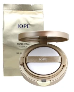 IOPE Super Vital Cushion EX 16g SPF50+ PA+++ Wrinke Care Whitening K-Beauty - Picture 1 of 8