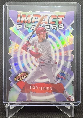 2024 Bowman’s Best Trea Turner Impact Players Die-Cut Refractor #27 Phillies - Image 1 of 2