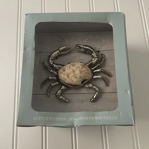 Nuevo en caja Tommy Bahama cangrejo con tapón de botella tapa de vino - Imagen 1 de 10
