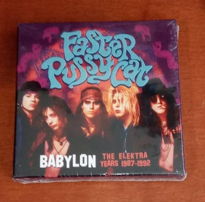FASTER PUSSYCAT 4 CD BOX BABYLON - ELEKTRA YEARS 1987 - 1992 - NEW & SEALED - Picture 1 of 2