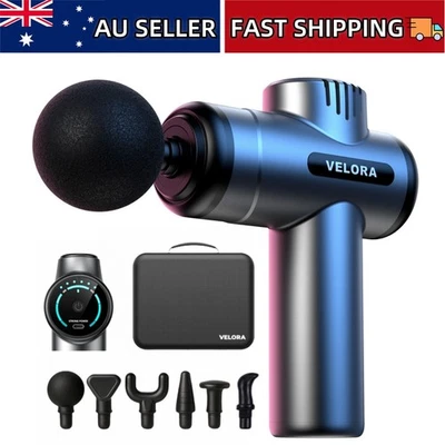 VELORA Mini Massage Gun, Pocket-Sized Deep Tissue Massager with Carry Case - image 1 of 4
