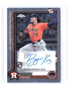 2025 Topps Chrome Bryan King RC #RA-BK Autograph Rookie #208 - Picture 1 of 5