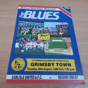 Carlisle United v Grimsby Town (LC 1/1), 26/8/1986 - Picture 1 of 2