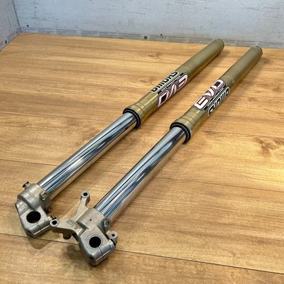 2002 02-07 Honda CR250R CR250 CR 250 R / OEM Nice SHOWA FRONT FORKS SUSPENSION - Image 1 of 4