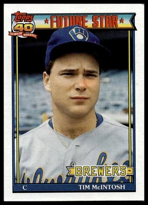 1991 Topps #561b Tim McIntosh - Image 1 of 2