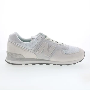 New Balance 574 U574GRM Mens Gray Suede Lace Up Lifestyle Sneakers Shoes 13 - Picture 1 of 8