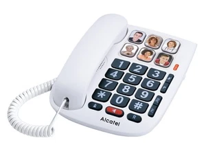 Alcatel T Max 10 - telefon dla seniorów, duże przyciski, biały, głośnik - Zdjęcie 1 z 2