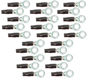 Stinger SPT8108B Car Gold Black Boot 8 Gauge 5 / 16-Inch Ring Terminal Crimp - Picture 1 of 1