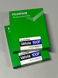 Fujifilm FUJICHROME VELVIA 100F - Expired 2014 - Color Reversal Film 4x5" x2