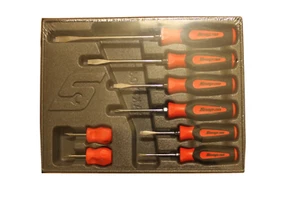 Snap-on Soft Grip Combination Screwdriver Set SGDX80BR - Bild 1 von 12