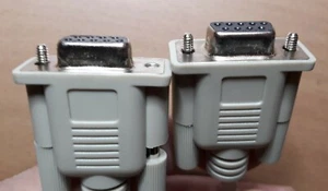 Nullmodem Kabel 9-9pol. Link-Kabel, BU/BU, 1,8 m Grau, (Roline) - Bild 1 von 3