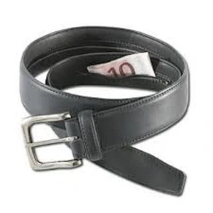 CEINTURE DE VOYAGE PORTE BILLETS CUIR COULEUR AU CHOIX - Picture 1 of 6