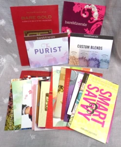 BARE ESCENTUALS BARE MINERALS Beauty Brochures Pamphlets How-To Booklets Lot/27 - Foto 1 di 6