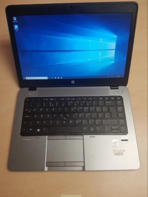 HP Elitebook 840 G1 Intel I5-4300U 8GB  SSD Windows 10 Pro - Image 1 of 4