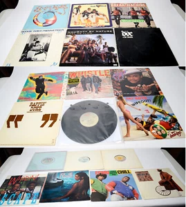 Old School Hip Hop Rap R&B Vinyl Lot x19 12" Fat Boys Run DMC Naughty by Nature - Picture 1 of 19