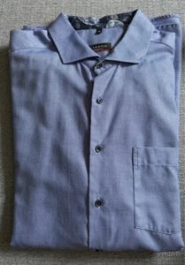 Camisa Eterna estructura azul manga larga talla 46/18 - Imagen 1 de 2