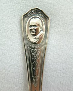 Souvenir Douglas Fairbanks Silent Movie Star Actor Silverplate Spoon Oneida - Picture 1 of 6