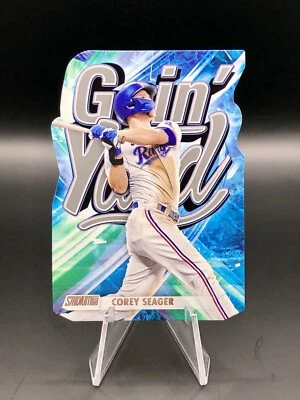 Corey Seager 2024 Topps Stadium Club Goin’ Yard Die Cut #GY-25 Texas Rangers - Image 1 of 2