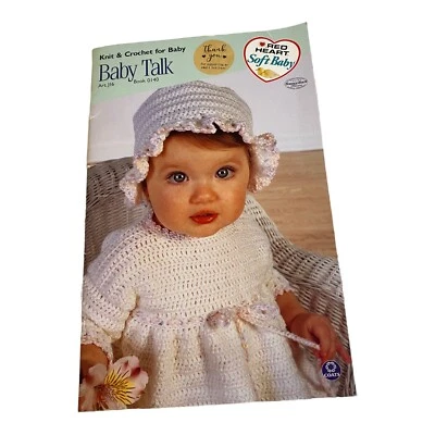 Red Heart Baby Talk book 320 Knit and Crochet Patterns - Image 1 of 4