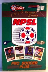 Pro Soccer Plus NPSL PACIFIC 1993 Hobby Trading Cards Box 36 Packs SEALED