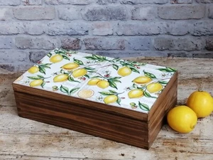 Scatola di Tè in Legno con 8 scomparti. Vassoio Opzionale. - Foto 1 di 6