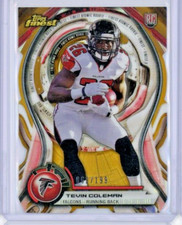 2015 Finest Atomic Refractor Gold /199 #ARDC-TC Tevin Coleman RC - Falcons MINT