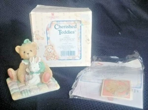 Cherished Teddies Camille I'd Be Lost Without 1991 Porcelain P Hillman #950424 - Picture 1 of 10
