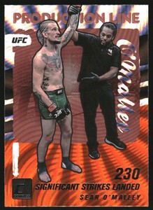 2022 Donruss UFC Production Line Holo Orange Laser #8 Sean O'Malley