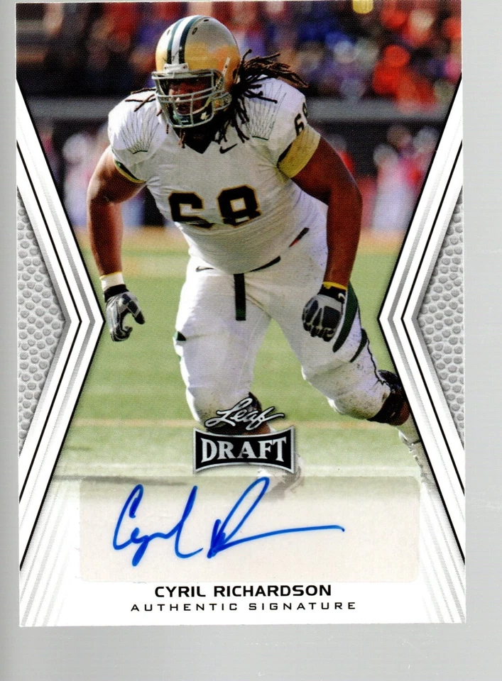 2014 Leaf Draft Autographs #ACR2 Cyril Richardson - Image 1 of 1