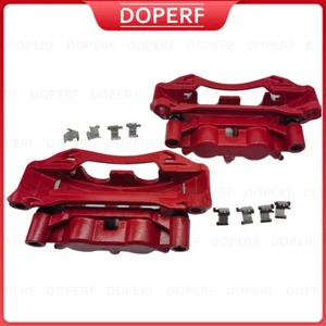 Pair Rear Red Brake Calipers for GMC Sierra 2500 3500 HD Chevrolet Brand New - Bild 1 von 10
