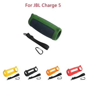 Soft Silicone Cover Cushion Protective Case For JBL Charge 5 Bluetooth Speaker* - Picture 1 of 26