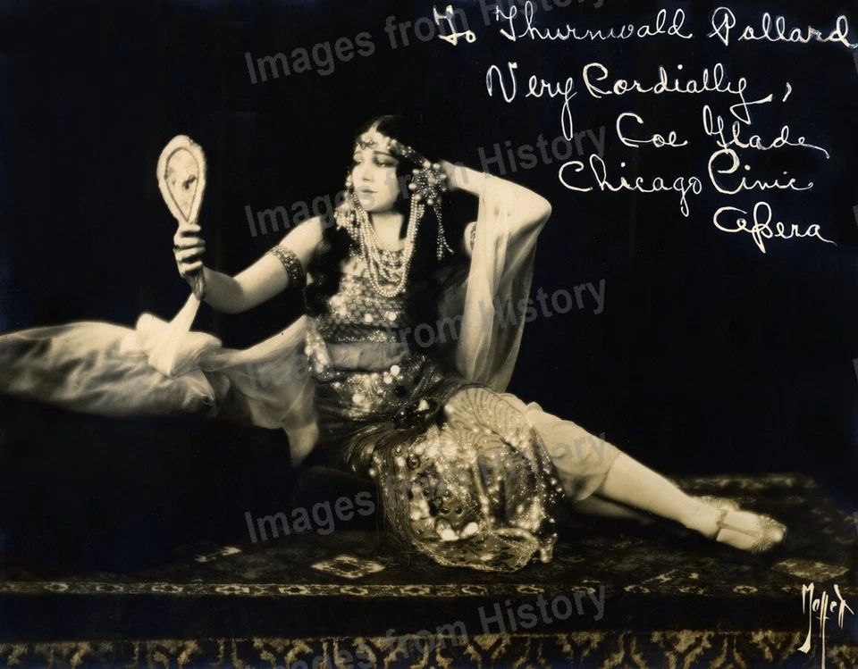 8x10 Print Coe Glade Mezzo Soprano Chicago Civic Opera 1920's #COE - Image 1 of 1
