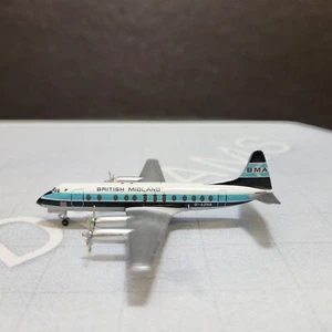 1/400 BMA / BRITISH MIDLAND VICKERS VISCOUNT 813 ANNI 70 COLORI G-AZNA AEROCLASSICS - Foto 1 di 7
