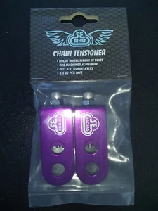 SE BIKES chain-tensioners purple quadangle pk ripper floval flyer redline mcs - Picture 1 of 8