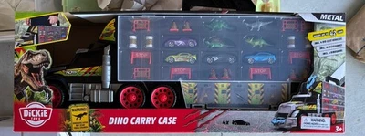 Dickie Toys Fire Truck Carry Case + 9 Die Cast Vehicles 18 Accessories RARE VHTF - Image 1 of 4