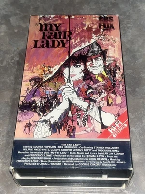 My Fair Lady 2-Tape 1986 VHS ***Tested Plays*** Foto 1 de 4
