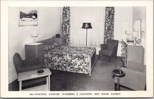 c1950s QUEBEC CITY Canada Postcard CHATEAU LAURIER HOTEL Room Interior View - Picture 1 of 2